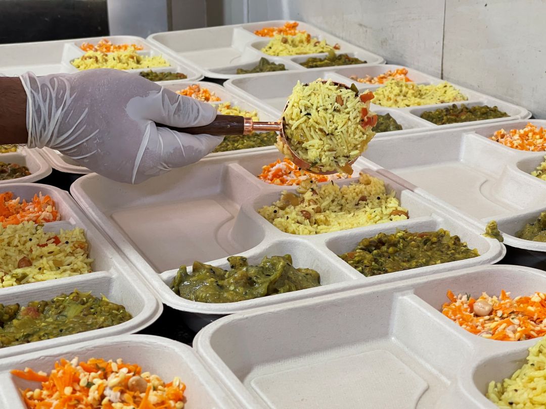 Sharabeshwara Foods embraced a zero-waste philosophy, introducing biodegradable parcel packaging